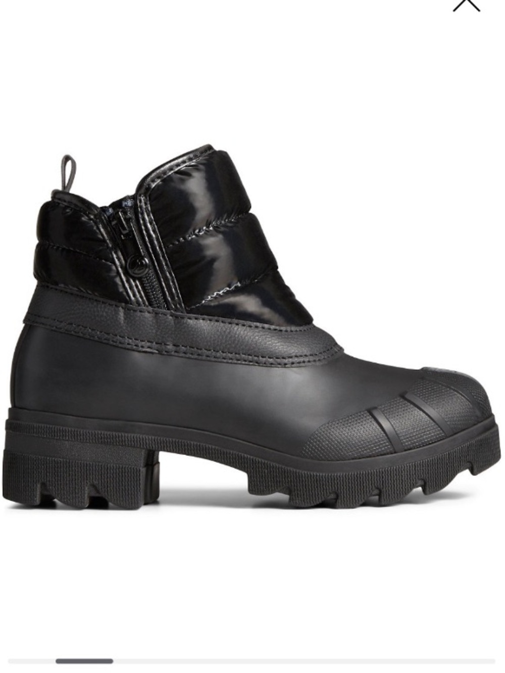 Sperry Syren Ascend Round Toe Boots Size: 10M Black Like New.